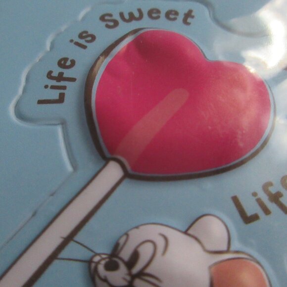 Tom and Jerry 3D Stickers One Sheet Plastic Die Cut 12 Stickers NEW & Sealed - Picture 8 of 12